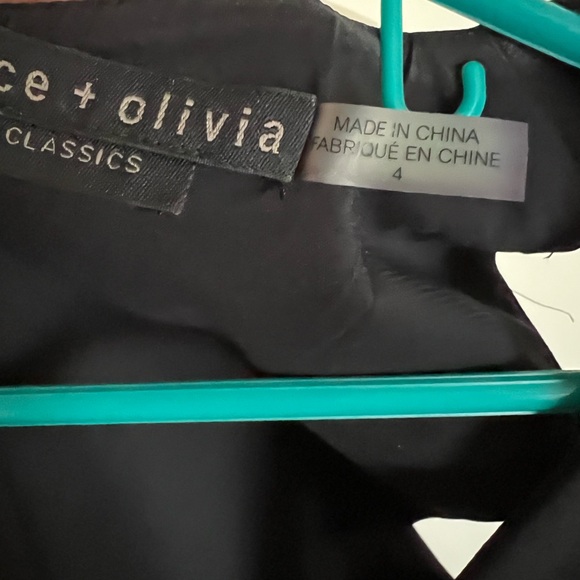 Alice + Olivia Tamira Three-Button Sleeveless Romper in Black Size 4 - Picture 6 of 7